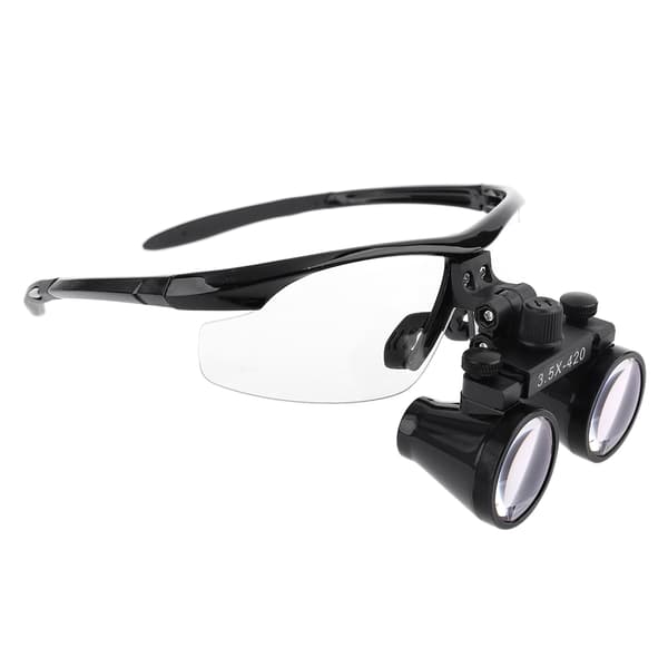 Multifunksjonell 3.5X hodebåren tannlegeforstørrelsesbrille, kikkertlupe