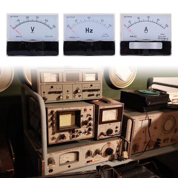Generaattorin sähköisten parametrien valvontalaite intuitiivisella digitaalisella näytöllä Multicolor Frequency meter 380V