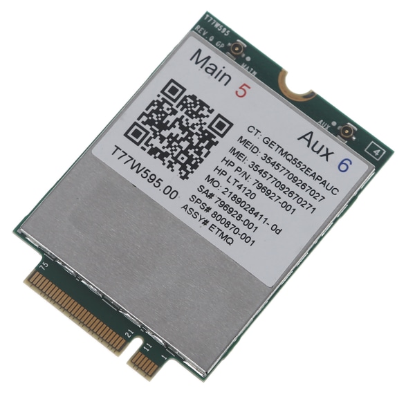 4G-moduuli LT4120 Lte T77W595 150Mbps WWAN M.2-modeemimoduuli hp-Probook/EliteBook 840 850 820 745 G3 -malleille