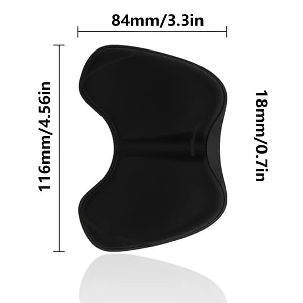 Musematte Liten Datamaskin Kontor Spillbord Matte Solid Farge Sklisikker Musematte Blue