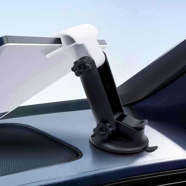 Bil Sugekoppfeste 360 Roterbart Ledd ABS Dashbordholder for Navigasjon