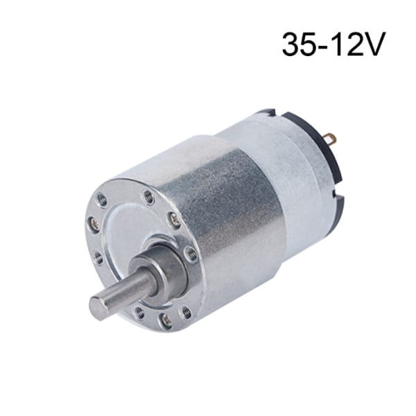 6V/12V/24V 7~960RPM Elmotor med hög vridmomentreducering Excentrisk utgående axel Mikrohastighetsreducerad växelmotor 35 12V