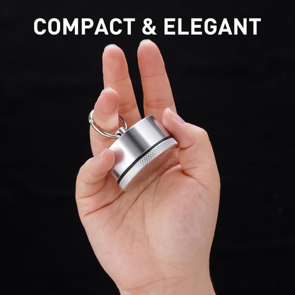 Miniature Smykkeskrin Robust Aluminiumskonstruktion Til Rejser Essentials