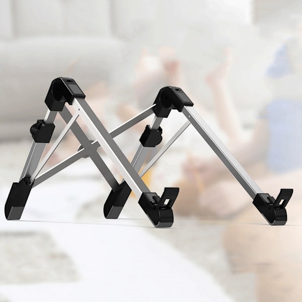 Bärbar bärbar dator tand Rier Ultra-Tunn, Lien Justerbar tand för Dek övre bord för 10-15,6" bärbar dator Black