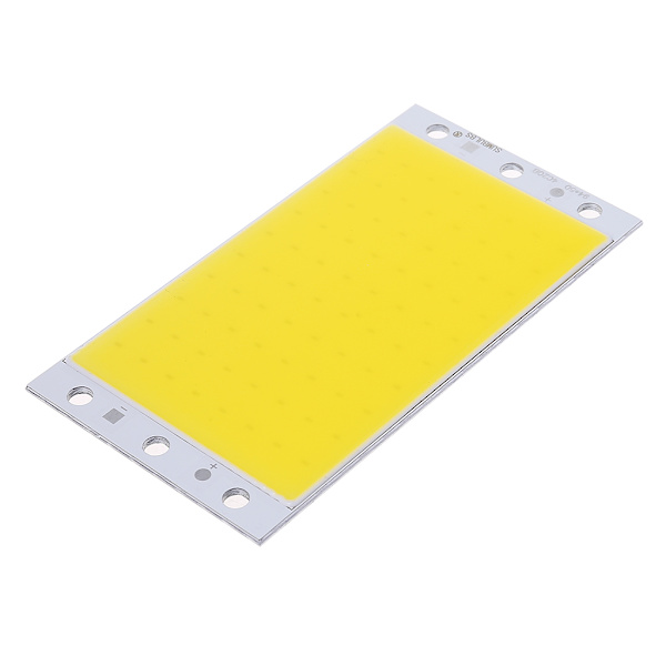 94x50mm COB Panel Light DC12-24V LED Strip Shape Lamp 15W Hög ljusstyrka LED Li White