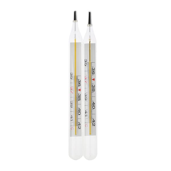 til Mercury Glas Termometer Stor Skærm Klinisk Temperatur