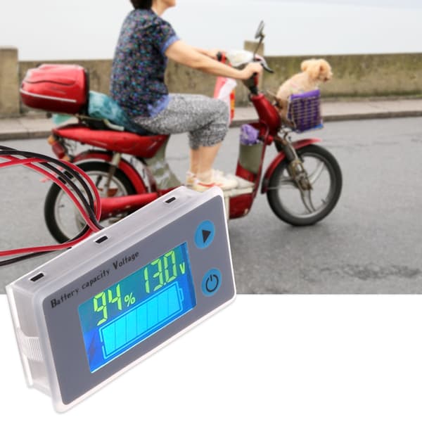 10-100V Universal batterikapacitet Skärm Strömdisplay Bly-syra-indikator