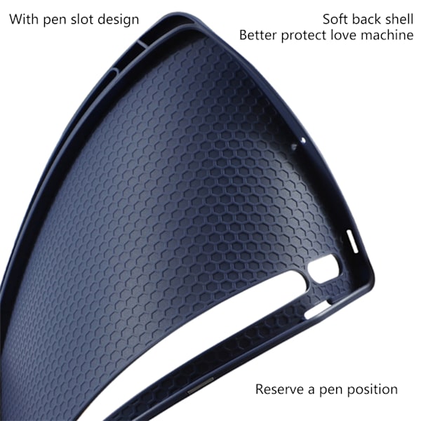 Helkroppsskyddande surfplatta för case TPU- cover med pennöppning Automatisk väckning/vila för - S7 11" S7 FE S7 Plus Green S7 FE