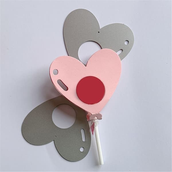 Hjärtformade stansmallar i kolstål för scrapbooking