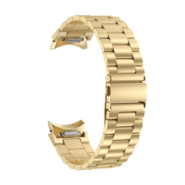 Damer Herr Snabbkoppling Metallbälte Rostfritt Armband Armband för Watch 6 22mm Smartwatch Andningsbar Ersättningsrem Silver