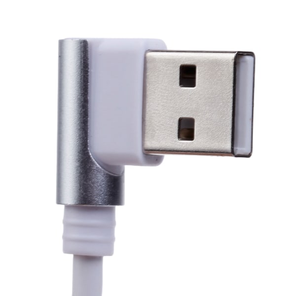 Micro USB -datakabel rätvinklad laddningssladd Wire Line USB 2.0 Fast Data Sync Laddningssladd för mobiltelefoner surfplattor
