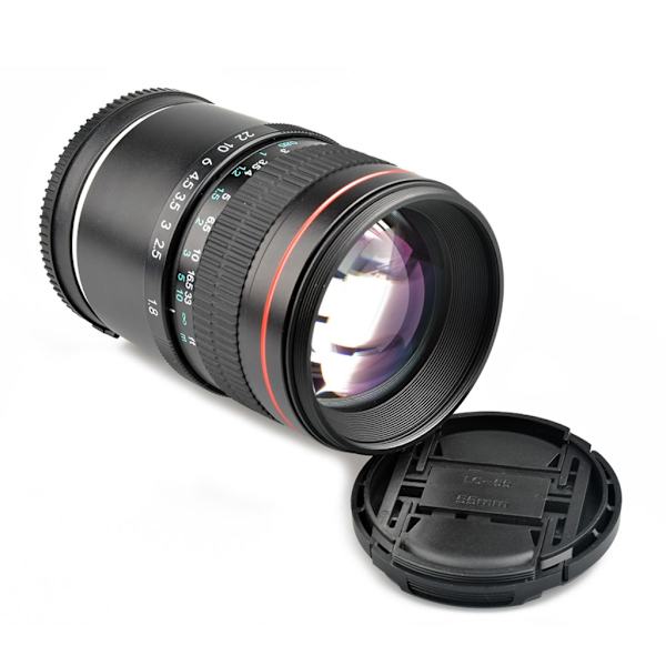 85 mm F1.8 kameraobjektiv Stor bländare Fast fokus Porträtt Makro Manuellt fokus SLR-kameraobjektiv för A9 / A7R III / A7R II