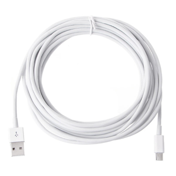 5M Type C Datakabel USB C Data Synkronisering Lang Hurtig Opladningsledning Ledning til Huawei til Galaxy Telefoner Enheder Oplader