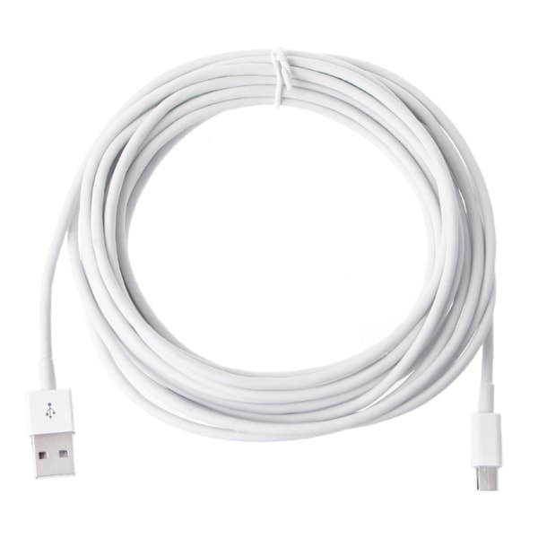5M Type C Datakabel USB C Data Synkronisering Lang Hurtigladekabel Ledning for Huawei for Galaxy Telefoner Enheter Lader