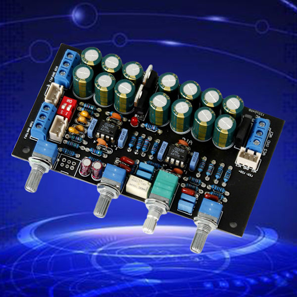 JJRC5532 OP AMP Preamp Amplifier Tone Board Diskant Mellanbas Volymkontrollton