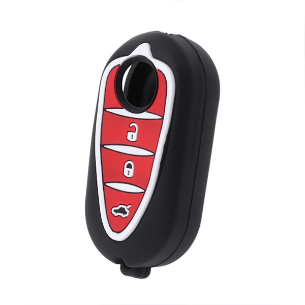 3 Knapper Silikone Bil Nøgle FOB Etui til Alfa Myth 159 GTO Myth til Giuli