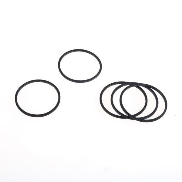 Gummibälte 1,1 mm Drivremmar För Ljudutrustning 25 mm Diameter 50 ST