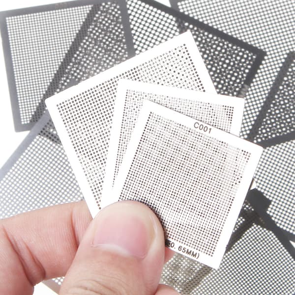 BGA Reballing Universal Stencil Skabelonsæt til reparation af computer-IC-chips