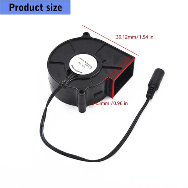 BBQ Luftblæser Bærbar Håndholdt Elektrisk BBQ Ventilator Udendørs Camping Grill Ventilator