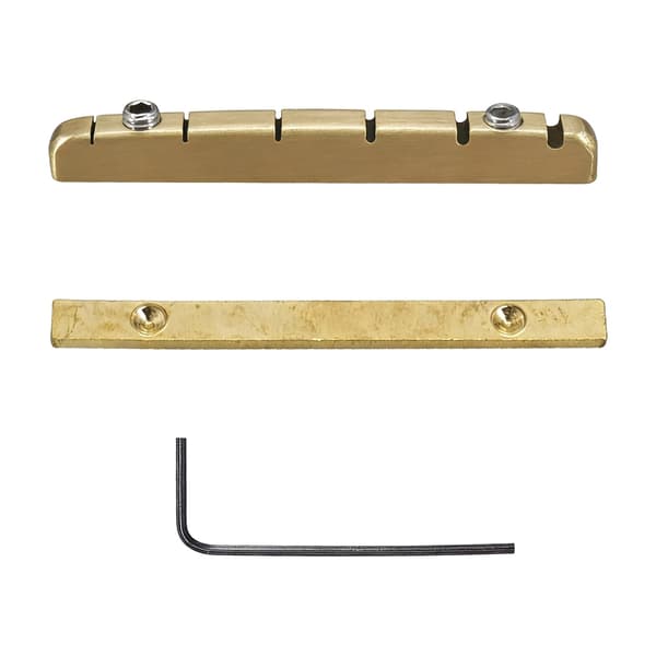 Messing gitaroversadel erstatning forbedrer tone for vedlikehold av elektrisk gitar