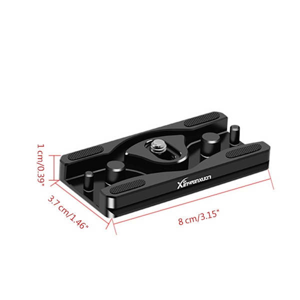 Universal Camera Quick Release Plate Enkel och säker monteringslösning Kamera Quick Release Shoe Plate Enkel installation