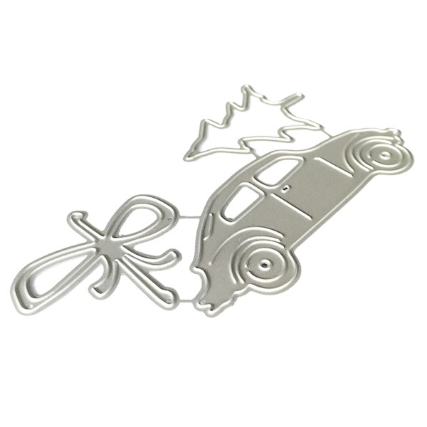 Træ Bil Metal Skærestencils Scrapbooking DIY Album Stempel Papirkort Prægning Dekor Håndværk