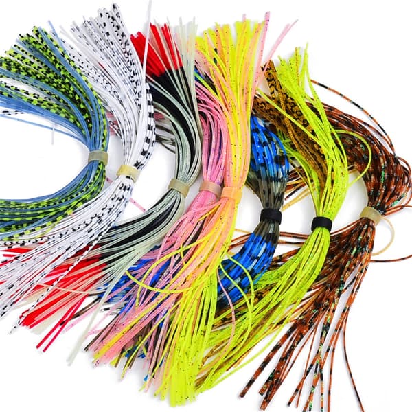 Jig Skirts Buzzbaits Jig Squid Skirt Fluebindingsmaterialer Fisketilbehør