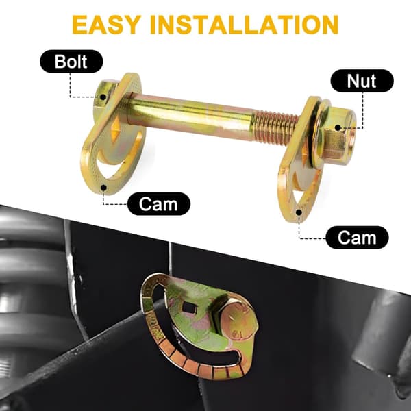 Bolt Kit KR86376 Enkel Installation Koppar Övre Kontrollarmsbult