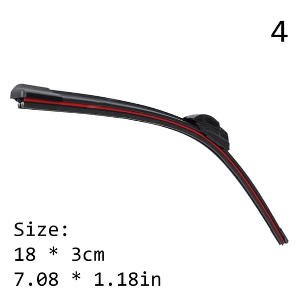 Vindrutetorkarblad Universal Ersättning Biltorkarblad 18cm