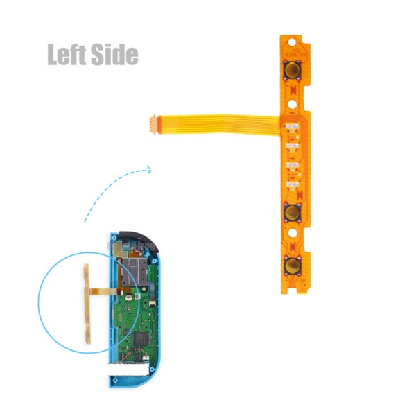 5 i 1 ZL ZR L SL SR-knapp för Key Ribbon Flex-kabel för Switch Joy Con Control