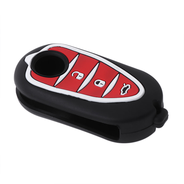 3 Knapper Silikone Bil Nøgle FOB Etui til Alfa Myth 159 GTO Myth til Giuli