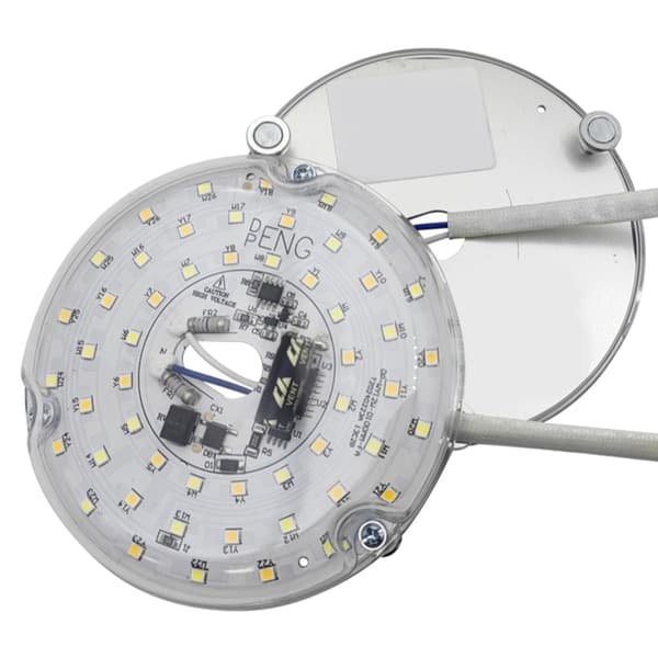 15W 110V Loftarmatur Reform Sæt Nem Installation LED Ventilator Lys Sæt