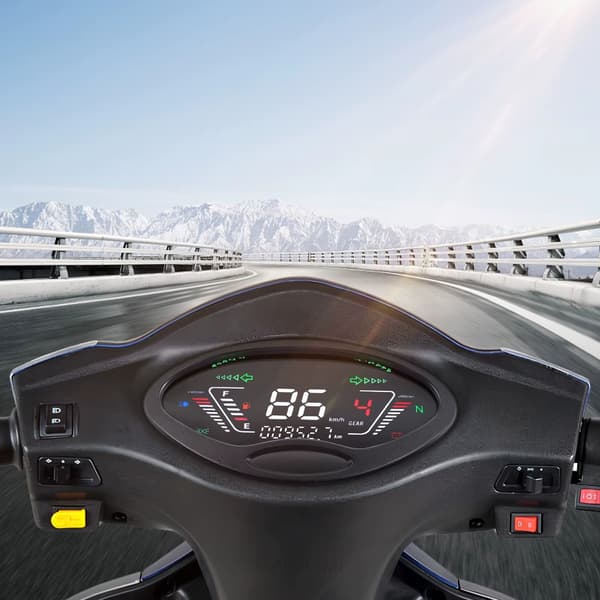Præcist Motorcykel LCD Digitalt Instrument med Natbelysning Til Wave125S
