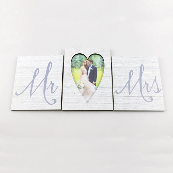 Trä bröllopspar bilder ramar present vintage romantisk fotoram för kreativ heminredning för älskare par familj null - JM00670