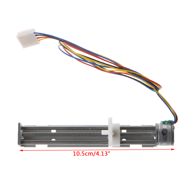 för DC 4-9V Drive Steg Motor Skruv med Mutter Slider 2 Fas 4 Ledare För Laser E