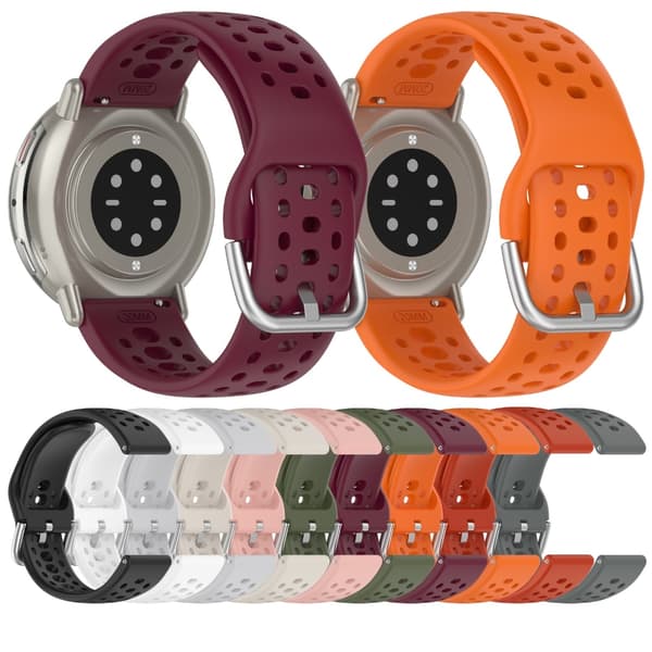 Åndbare, fleksible armbånd, håndledsremme, bælte til Active 2 silikone urrem Black