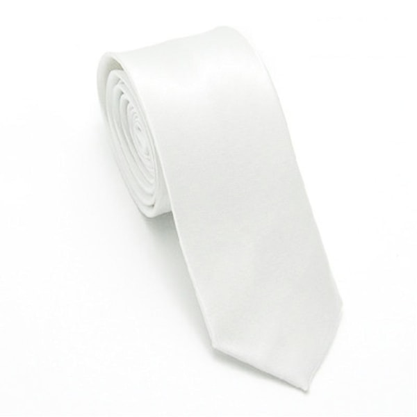 Män Blank Sublimation Tie Enfärgad vit DIY Heat Transfer Polyester Slips