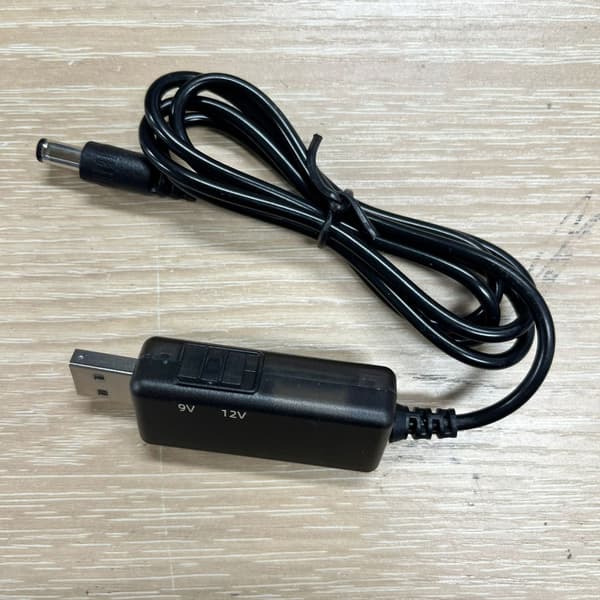 Boost-ledning med LED, USB 5V til 9V 12V Step Up Spenningsomformere for Rutere