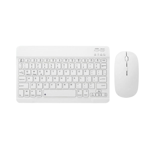 Trådlöst Tangentbord Tyst Portabelt Bluetooth-kompatibelt med Mus Lättvikt 1600dpi För Pad Surfplatta Laptop Portabel