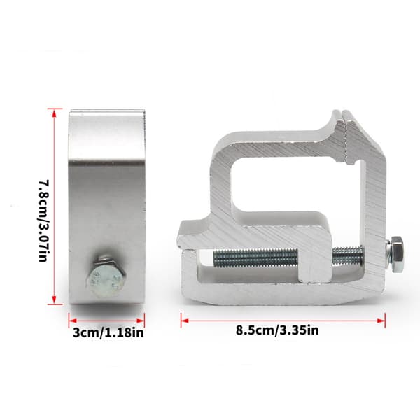 Kraftig Typ Aluminiumlegering Husbilsmonteringsfäste Universal Passform Black Four pieces