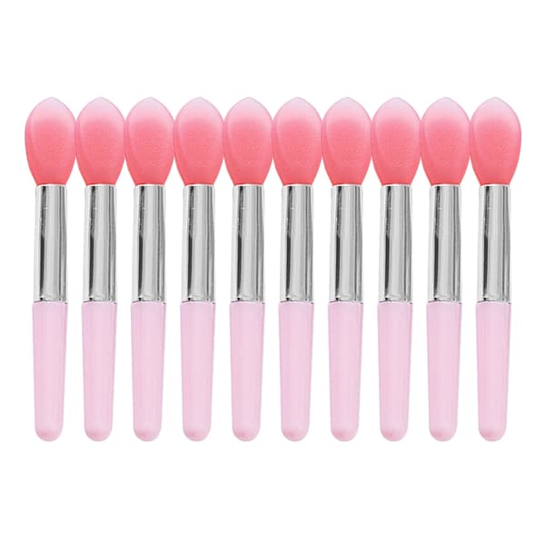10 stk. silikone læbebørste makeup øjenbryn læbebørster kosmetisk makeupbørste