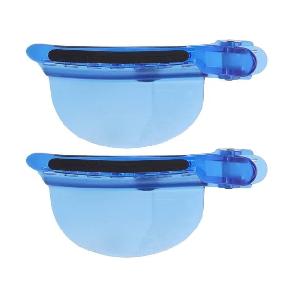 2 plastik hår-highlighting klemmer til nem DIY farvesektionering og styling