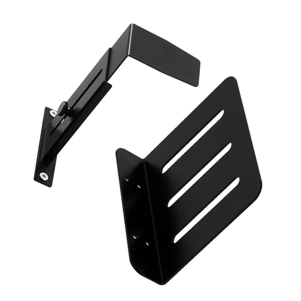 Ergonomisk PC-feste under bordet, solid stålkonstruksjon, sklisikker base