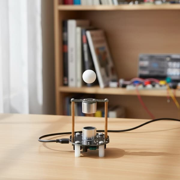 Ultralydslevitator Suspension DIY Læringssæt Stående Controller