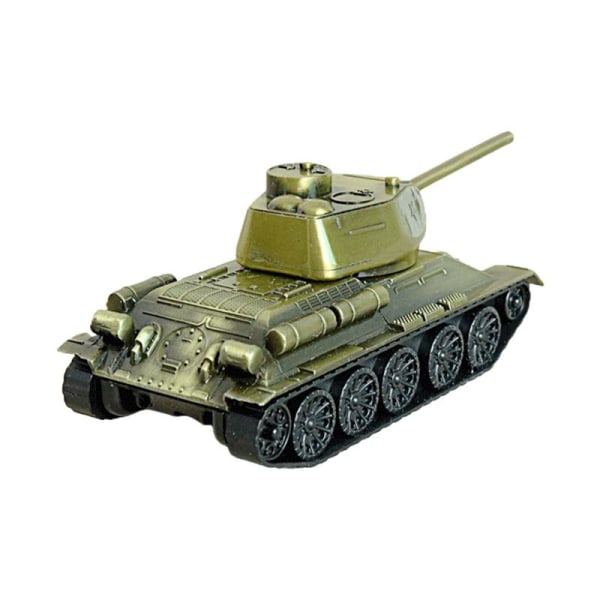 Legering för Tank Cannon Model Metal Mekanisk Desktop Crafts Metal Ornament Bronze