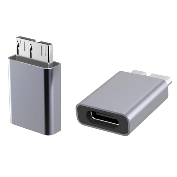 USB C till Micro B USB3.0 Adapter Typ C Hona till Micro B Hane Snabbladdning USB