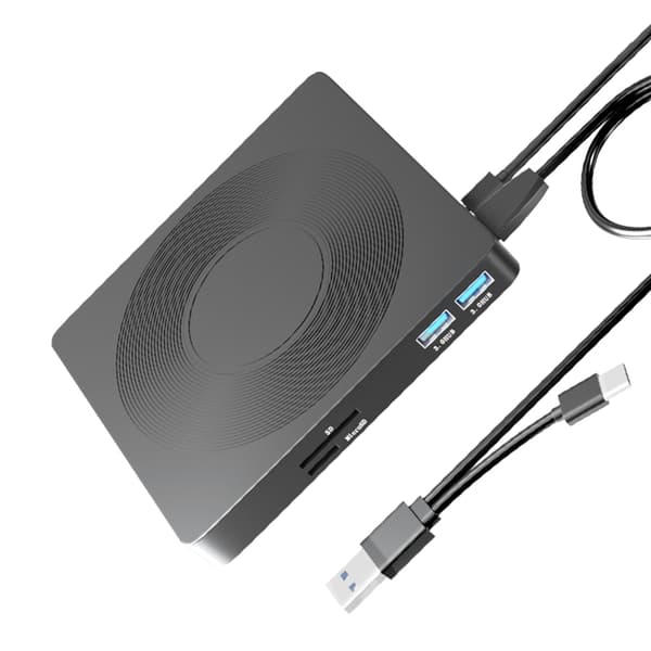 USB Power Disc Brännare Läsare Slim Extern Enhet för Notebook