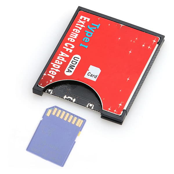 CF-kortlæser til computer, SD CF Micro-SD TF hukommelseskortlæseradapter
