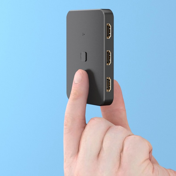 USB 3.0 Switch Selector KVM Switcher Adapter 3 Portar HDMI-kompatibel Switch Selector för PC Scanner Skrivare En knapp