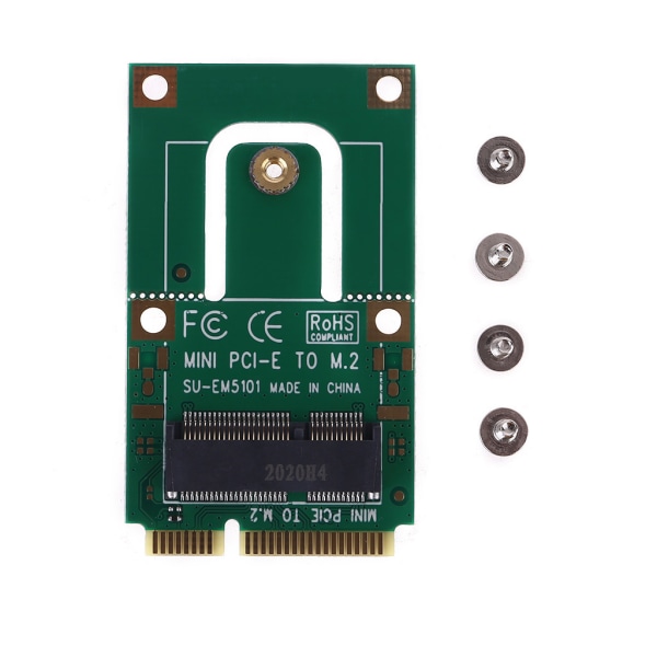 MINI PCI-E till för M.2 NGFFF för Key E Converter PCIE WiFi-kort för Hot Plug